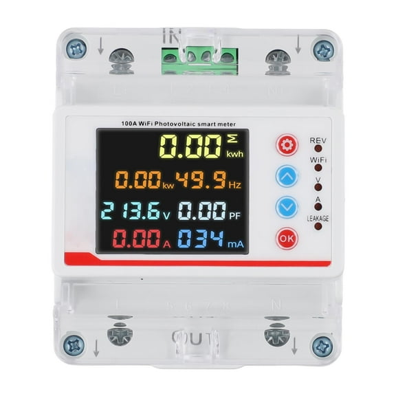 Smart 100A Electric Meter With For Tuya Wifi For Safe Home Monitoring 220V