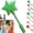 Green, variant on Credit Card Wand, Magic Wand Credit Card Holder for Adults, Star Tap To Pay Payment Wand, Debit Bank Card Holder Wands, Fun Magic Contactless Payment Wands for Shopping