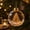 C, variant on Clear Acrylic Christmas Ball Hanging Ornament for Tree and Holiday Decorations, Exquisite Transparent Design with Warm Glow, Ideal for Home, Living Room, and Party Decor