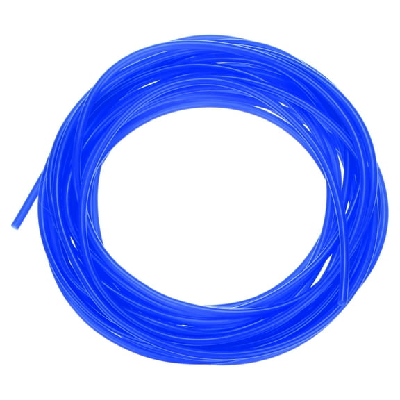 Uxcell Silicone Tubing, 1/25inch(1mm) ID x 1/8inch(3mm) OD Silicone Rubber Vacuum Tube, 20ft(6 M) High Temp Water Air Hose Pipe [Blue]