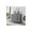 Grey, variant on Naomi Home  Amy 5-Drawer Wood Dresser Chest with Cabinet Door, Mobile Storage Organizer & Printer Stand for Home Office, Distressed Black