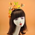thumbnail image 3 of Diadema de mariposa tridimensional de color creativo europeo y americano, diadema de fiesta, accesorios para el cabello de mariposa para actuación en la mesa, 3 of 5