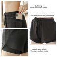 thumbnail image 4 of Pantalones cortos de yoga casuales pantalones cortos de yoga de color puro Bolsillo de malla de secado rápido para correr para dama ANGGREK Otros, 4 of 4