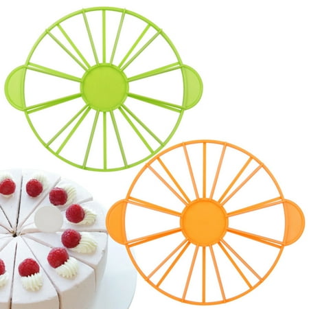 

Manual Cake Divider - 10/12 Slices - Ergonomic Handle - Double-Sided - Labor-Saving - Uniform Cut - Food Grade Round Bread Cake Equal Portion Cutter - Kitchen Utensils
