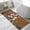 Brown, variant on Red Christmas Snowman Bathroom Rugs Non Slip Washable Bath Mat Absorbent Front Door Mat Xmas Tree Snowflake Merry Christmas Indoor Doormat for Kitchen Entryway Shower Decor Accessories 15.7"x23.6"