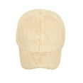 thumbnail image 3 of VONCOS Womens Khaki Faux Faux Fur Baseball Cap Winter Warm Plush Lined Soft Fuzzy Teddy Hat for Cold Weather One Size,Size Free Size, 3 of 7
