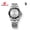White shell (black ring) white surface white band, variant on New men's watch, water-resistant, versatile alloy quartz watch, men's wristwatch, business fashion trendy watch for men