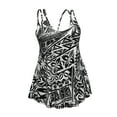 thumbnail image 5 of Built in Bra Tank Tops for Women Plus Size Sleeveless Spaghetti Strap Soft Casual Camisole, 5 of 7
