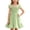 Green, variant on THDHVS Girls Summer Dress,Girls Solid Smocked Ruffle Tiered Dress Short Sleeve Round Neck Casual Summer,Dresses for Girls 11-12 Years