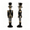 2pc, variant on Halloween Nut_cracker Skeleton Soldier Figurine, Resin Nut_cracker Figures Is Suitable Halloween Tabletop Decorations Desktop Decor for Office Home Decor, Novelty Gifts,14"