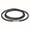 Black-24inch, variant on 3mm Wax Cord Choker Necklace Stainless Steel Clasp Thin 16"-30" Mens Necklace,Black-24inch