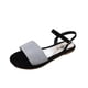 thumbnail image 2 of Sandalias planas informales con punta abierta y hebilla para la playa para mujer Wmkox8yii nm2575, 2 of 3