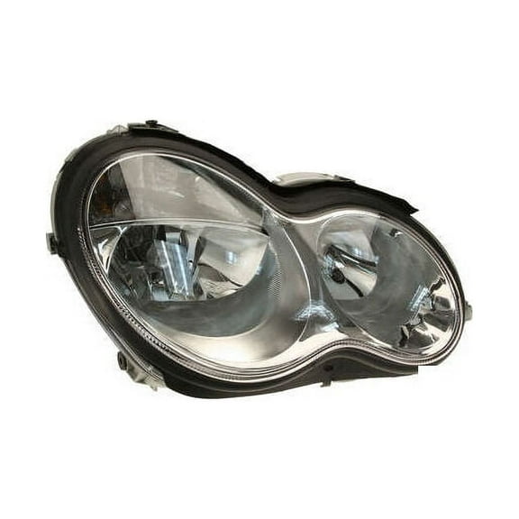 Right Headlight Assembly - Compatible with 2003 - 2007 Mercedes-Benz C230 Sedan 2004 2005 2006