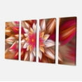 thumbnail image 1 of Designart - Huge Red Fractal Flower - Floral Canvas Art Print, 1 of 1