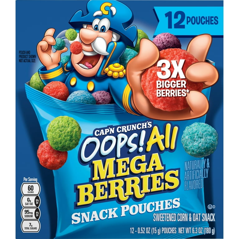Captain Crunch Oops Berry Cereal