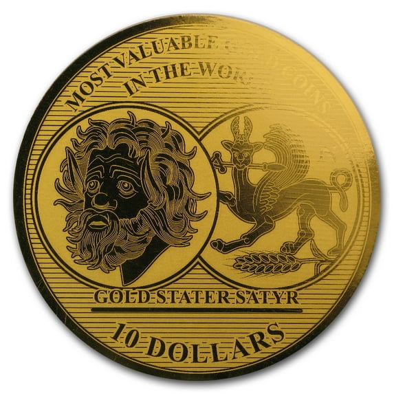 2017 Solomon Isl. 1/100 oz Gold Million Dollar Collection: Greece