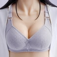 thumbnail image 1 of Women's Plus Size Wireless Bra, Breathable Lace Thin Cup Full Coverage Comfort Support for Everyday Wear, 1 of 6