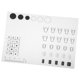 thumbnail image 3 of Nail Art Practice Silicona Mate Polaco Sello Transferencia Paleta Diy - Blanco, 2 2 Yuyangstore Estera del silicón del arte del clavo, 3 of 5