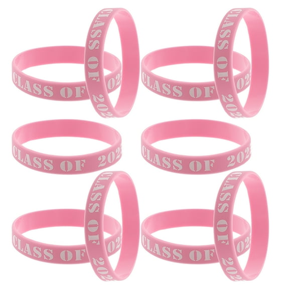 10 Pcs Graduation Party Favors School Bracelets Three-dimensional Decoration Card Student Pink