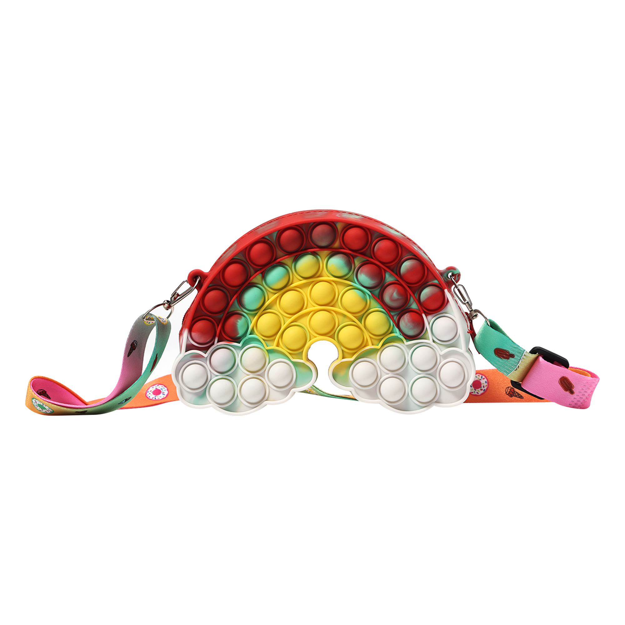 Pop Bag Pop Purse, 2 in 1 PopOnIt Fidget Toys Crossbody Bags Push