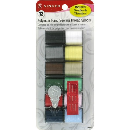 UPC: 0075691606428 | Singer Polyester Hand Sewing Thread  Assorted Colors  12 Count