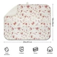 thumbnail image 2 of Microfibre Drying Mat for Kitchen Pioneer Dish Drying Drainer Mat Absorbent Colorful Floral Drying Mat Washing Up for Glass, Plate & Cup 18inch X 24inch, 2 of 5