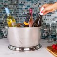 thumbnail image 5 of Envelor Sol Living Stainless Steel Beverage Tub for Parties Ice Bucket 3.2 Gallons, 5 of 8