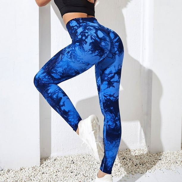  YIXISM Seamless Tie Dye Leggings Women for Fitness Yoga Pants Push  Up Workout Sports Legging High Waist Tights Gym Ladies Clothing (Color :  Black, Size : S) : Clothing, Shoes & Jewelry