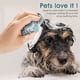 thumbnail image 2 of QPENWEI 1pcs Blue Brosse de bain pour chien et chat - Brosse de toilettage en caoutchouc de silicone - Brosse de massage en silicone - Brosse de nettoyage pour poils de fourrure - Distributeur de sham, 2 of 5