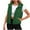 Green, variant on APEXFWDT Women's Hooded Puffer Vest Sleeveless Zip-Front Short Jacket with Removable Hood for Lightweight Layering,S,Army Green