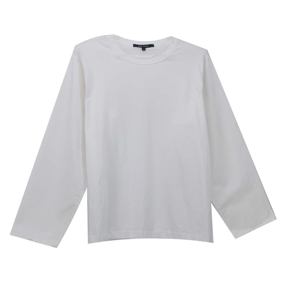 Sofie Dhoore Women's Optical White Tess Long Sleeve Shirt Long-sleeve - 6