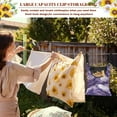 thumbnail image 5 of SEANATIVE Purple Gold Marble Clothespin Bag for Clothesline Outdoor Clothespin Storage with Hanger Hook 2 Pack Clothespin Bags Hanging Outdoor Soft Clothespin Storage Home Decor, 5 of 7