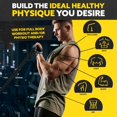 thumbnail image 3 of Resistance Bands For Working Out Men And Women - Set Of 5 Pull Up Strength  Exercise With Handles Door Anchor Bar Options Home Gym, 3 of 7