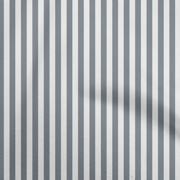 oneOone Rayon Gray2 Fabric Stripes Dress Material Fabric Print Fabric By The Yard 56 Inch Wide