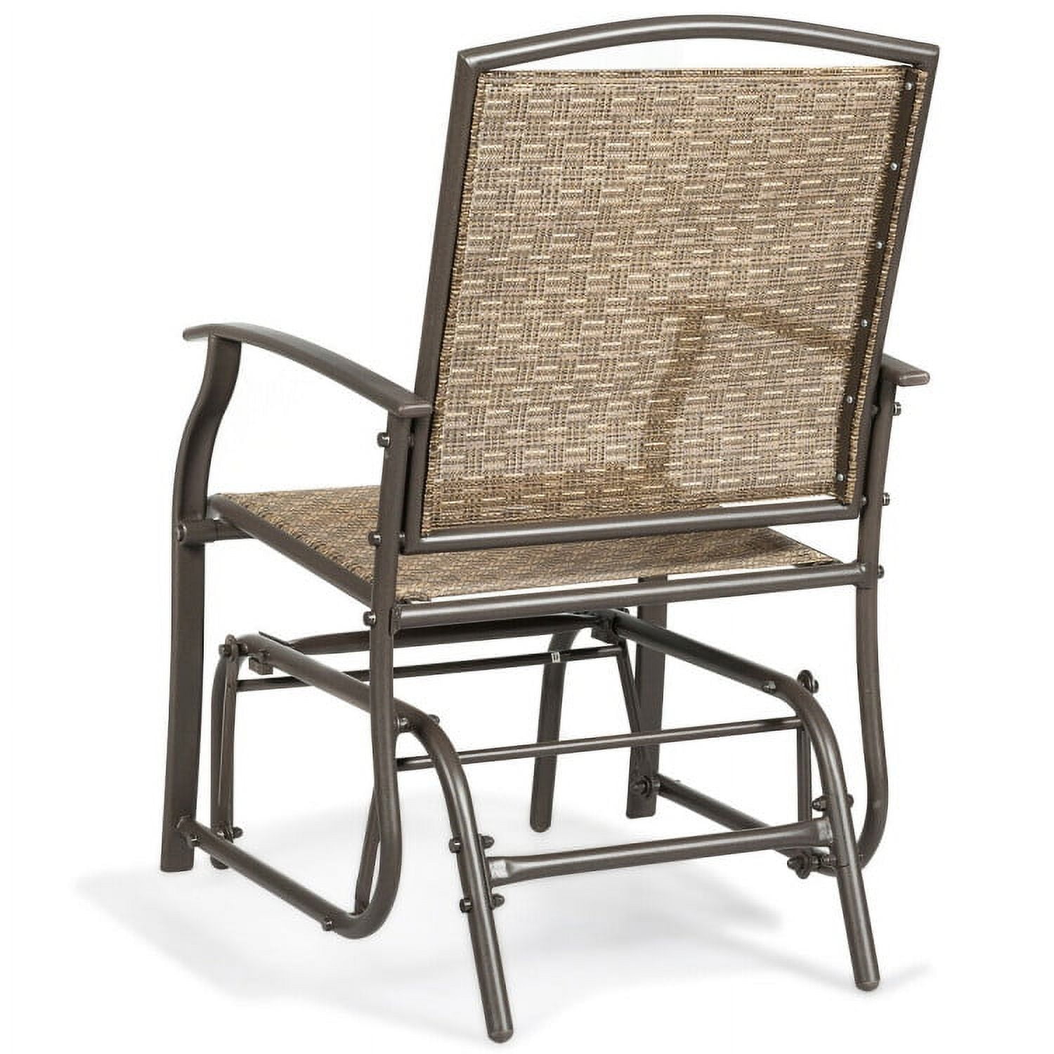 Aimee Lii Outdoor Rattan Patio Furniture, Porch, Backyard, Sturdy, Brown
