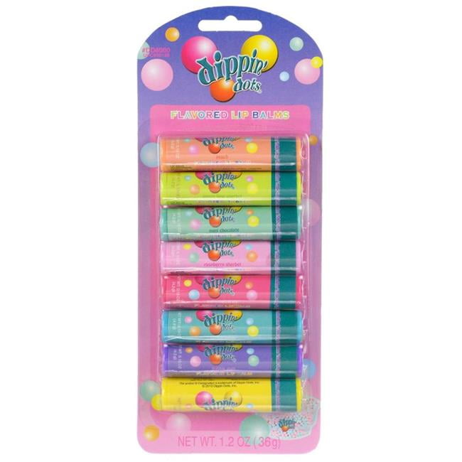Dippin Dots 2129994 Lip Balm Packs of 8 Case of 48