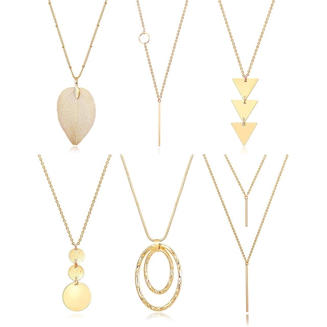 Minnieouse Conjunto de collar de moda Collares de estilo simple universal para mujer Conjunto 1 Ropa, zapatos y accesorios Miscelánea conjunto 2 Minnieouse AP009286-02