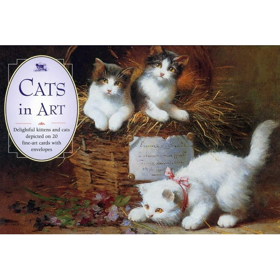 Card Box of 20 Notecards and Envelopes: Cats in Art : A Delightful Pack Of High-Quality Fine Art Gift Cards And Decorative Envelopes (General merchandise)