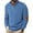 Sky Blue, variant on ZCFZJW Mens Quarter Zip Sweater Lightweight Slim Fit Mock Neck Pullover Casual Long Sleeve Textured Knitted Ribbed Athletic Sweaters with Elbow Patches Khaki XXXL