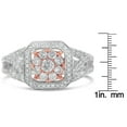 thumbnail image 5 of 14K Two Tone 1.25ct TDW Diamond Cluster Ring (H-I,I1-I2), 5 of 6
