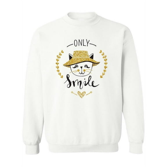 Only Smile! Sweatshirt Women -Image by Shutterstock, Female Medium