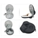 thumbnail image 2 of Llevando Bolsas Bolsas de transporte impermeables, caja de accesorios para auriculares portátil con doble cremallera, a prueba de golpes, antiarañazos, con cuerda de mano para EDIFIER W820NB, 2 of 6
