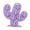 Purple, variant on Silicone Cactus Shaped Tray Flexible DIY Chocolate Mold for Baking Candy Soap Making Reusable Nonstick Mould