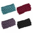 thumbnail image 5 of 1Piece Winter Cable Knit Headband Fleece Lined Winter Ear Warmer Headband Wrap for Christmas Valentines Day Giving Women Headband, 5 of 8