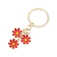 thumbnail image 5 of Unique Bargains 1 Pc Stylish Floral Handbag Charm Bag Accessories 2.76″ Red, 5 of 5