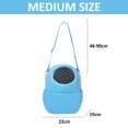 thumbnail image 2 of Mochila para perros, bolsa transpirable portátil para hámster erizo africano, bolso de mano, mochila de viaje para perros y gatos, 2 of 5