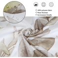 thumbnail image 5 of Botanical Shower Curtains (72" x 72"), Watercolor Autumn Eucalyptus Leaf Plant Tan Bathroom Curtain for Bathtub Home Decoration Waterproof Fabric Machine Washable with 12 Hooks, 5 of 6