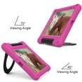 thumbnail image 3 of Case for iPad Mini 6th Generation 2021 (8.3 inch), Allytech Slim Kidsproof Foldable Handle Viewing Stand Durable Skid-Proof EVA Protective Case for Apple iPad Mini 6 2021(A2567/A2568/A2569), Rose, 3 of 6