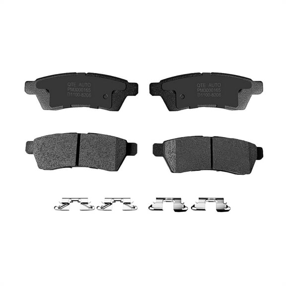 Rear Ceramic Brake Pad Kit For 2005 2008-2015 Nissan Xterra
