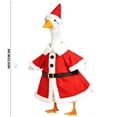 thumbnail image 5 of AYktou Christmas Porch Geese Outfits for 23 Inch Lawn Statue, Porch Goose Costumes - Santa Reindeer Hat and Goose Coat Set, Lawn Goose Clothes for Garden Yard Patio Xmas Winter Holiday Decor, 5 of 9
